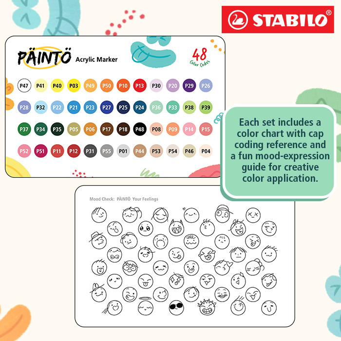 48 Color Codes and Mood Check